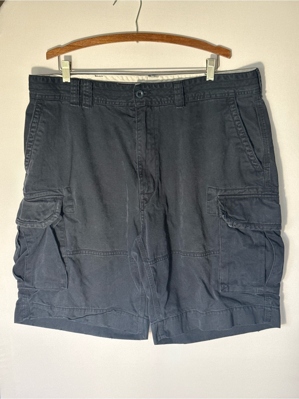 Polo by Ralph Lauren Dark Navy Cargo Shorts 40T 23” Long Baggy Reinforced Hem